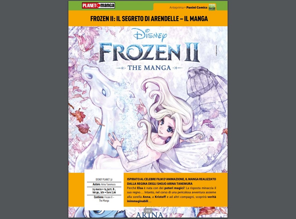 Frozen 2 - il manga